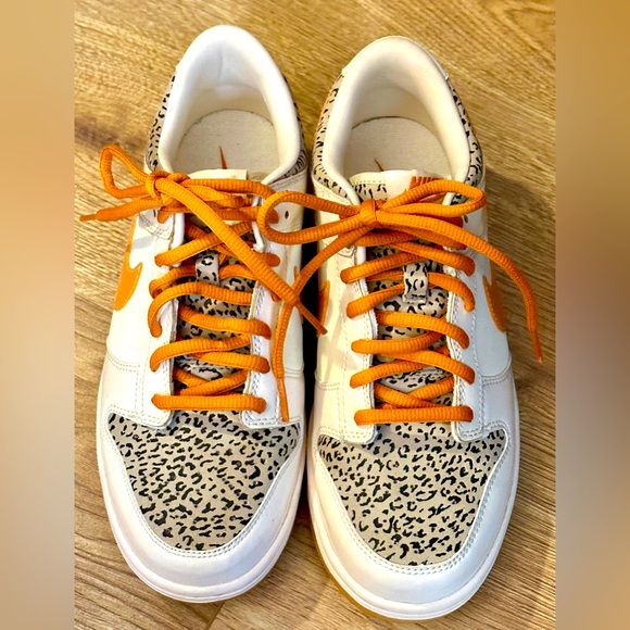 NIKE Rare "Dunk Low" Leopard Sneaker • Size Y7 / W8 • Mint Condition Kicks NWOT - Picture 3 of 8